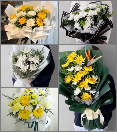 贵州遵义播州区马蹄镇白事花束代送